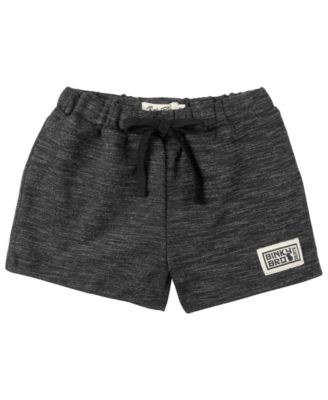 Baby Boys Bodee Solid Navy Shorts Navy Polyester/Viscose