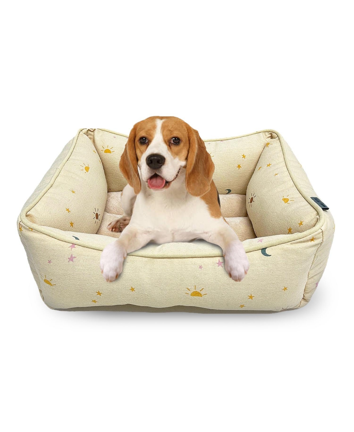 Paw & Decor Paws and Decor Celestial Cuddler Pet Bed for Dogs and Cats, Stellar Design Printed Dog Beds, Durable & Ultra-Plush Material