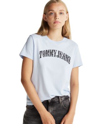 Tommy Jeans - Women's Floral-Print Varsity T-Shirt
