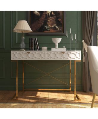 Functional Writing Desk with Ample Storage and Modern Design