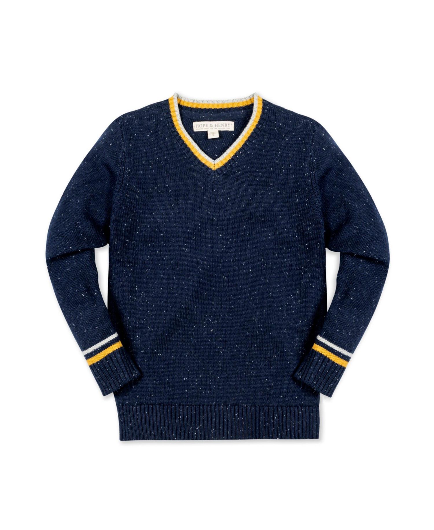 Baby Boys Hope and Henry Long Sleeve V-Neck Sweater