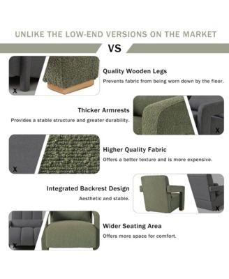 Mirod Right-Angle Armrests, Ergonomic Lumbar Support, Artistic Home Decor