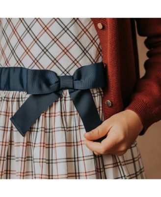 Toddler Girls Sleeveless Stretch Poplin Sash Dress