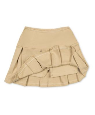 Toddler Girls Ponte Pleated Uniform Skort
