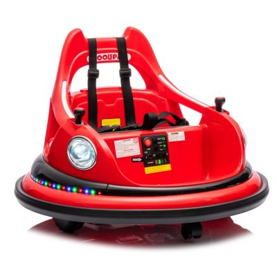 Streamdale Electric Kids Bumper Car with Remote, Bluetooth, and Safety Features