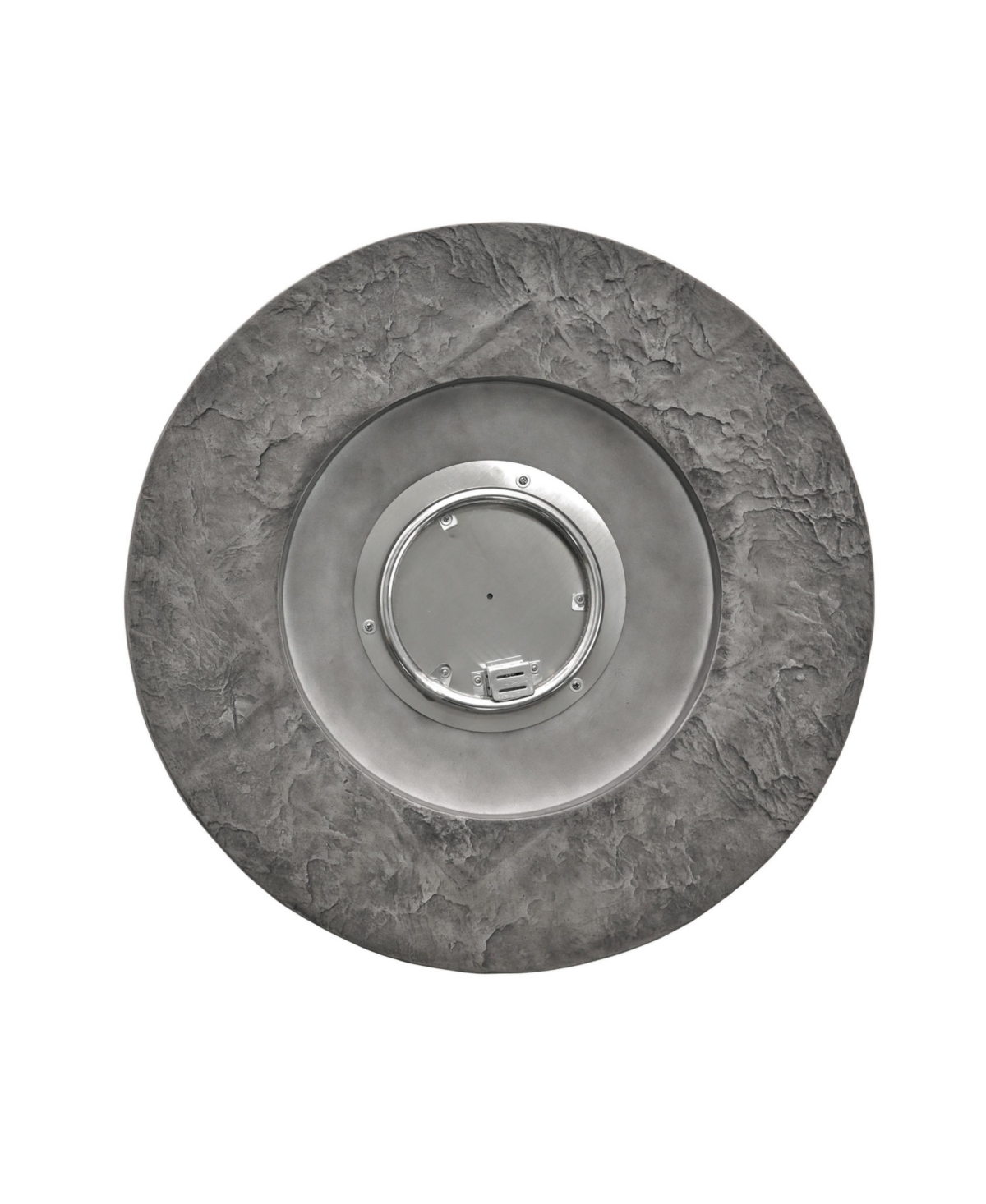 Outdoor 32" Round Mgo Propane Fire Pit, Grey Top - 40,000 Btu