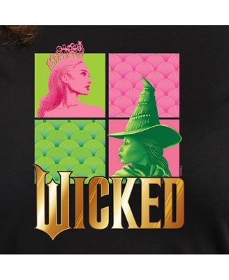 Plus Size Wicked Elphaba Glinda Graphic Crew Neck T-Shirt