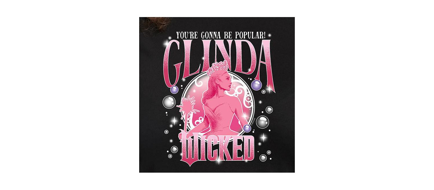 Plus Size Wicked Glinda Graphic Crew Neck T-Shirt