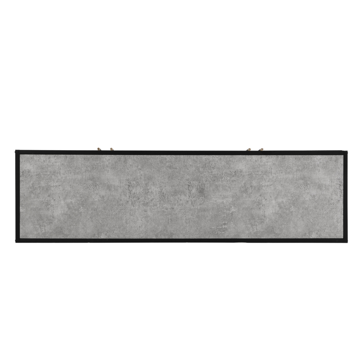 Streamdale Furniture Distinctive Features of Four-Door Sideboard with Metal and Cross-Leg Design, Suitable for Living Rooms, Entrance and Study - Anti