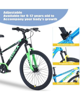 Mountain Bike,24 Inch MTB for Boys and Girls Age 9-12 Years, Multiple Colors