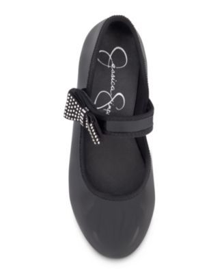 Little and Big Girls Amy Crystal Bow Ballet Flat
