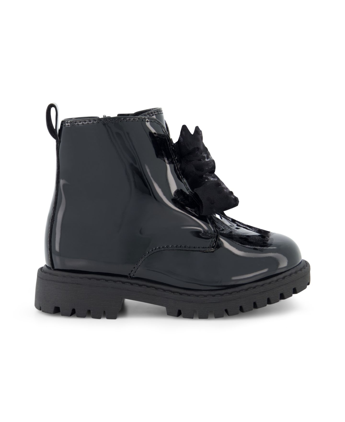 Ботинки Jessica Simpson Daria Double Bow Ankle Boot для девочек-малышей, цвет: Чёрный — фото 2