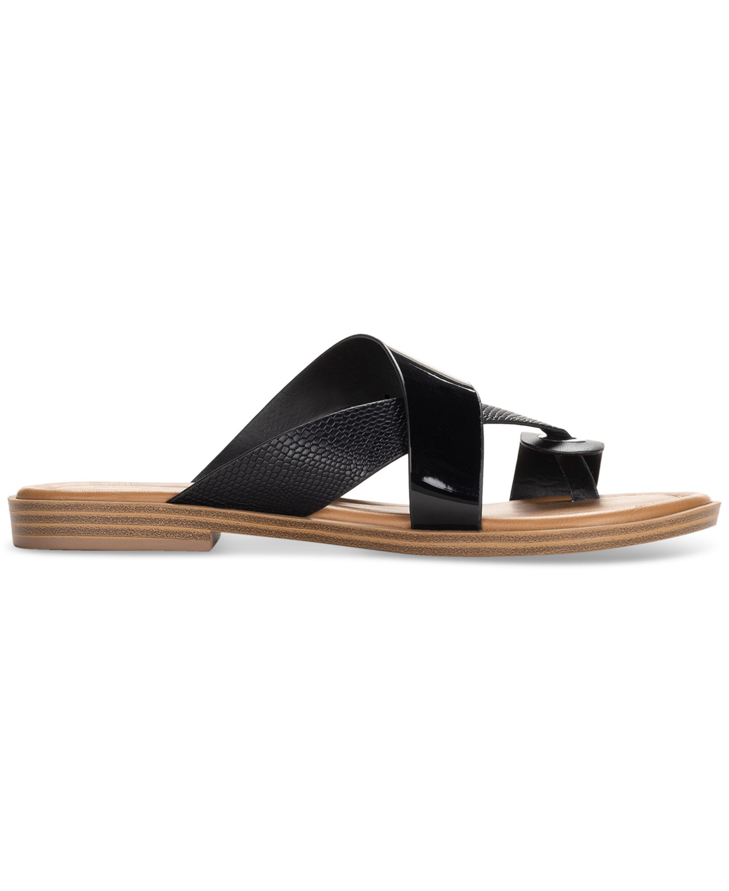 Women's Satinne Toe-Ring Thong Casual Sandals