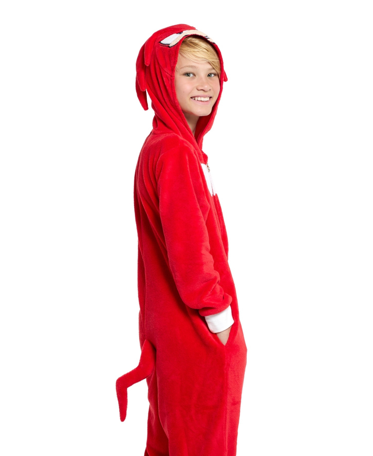Opposuits Little Boys Knuckles Onesie Outfit In Red
