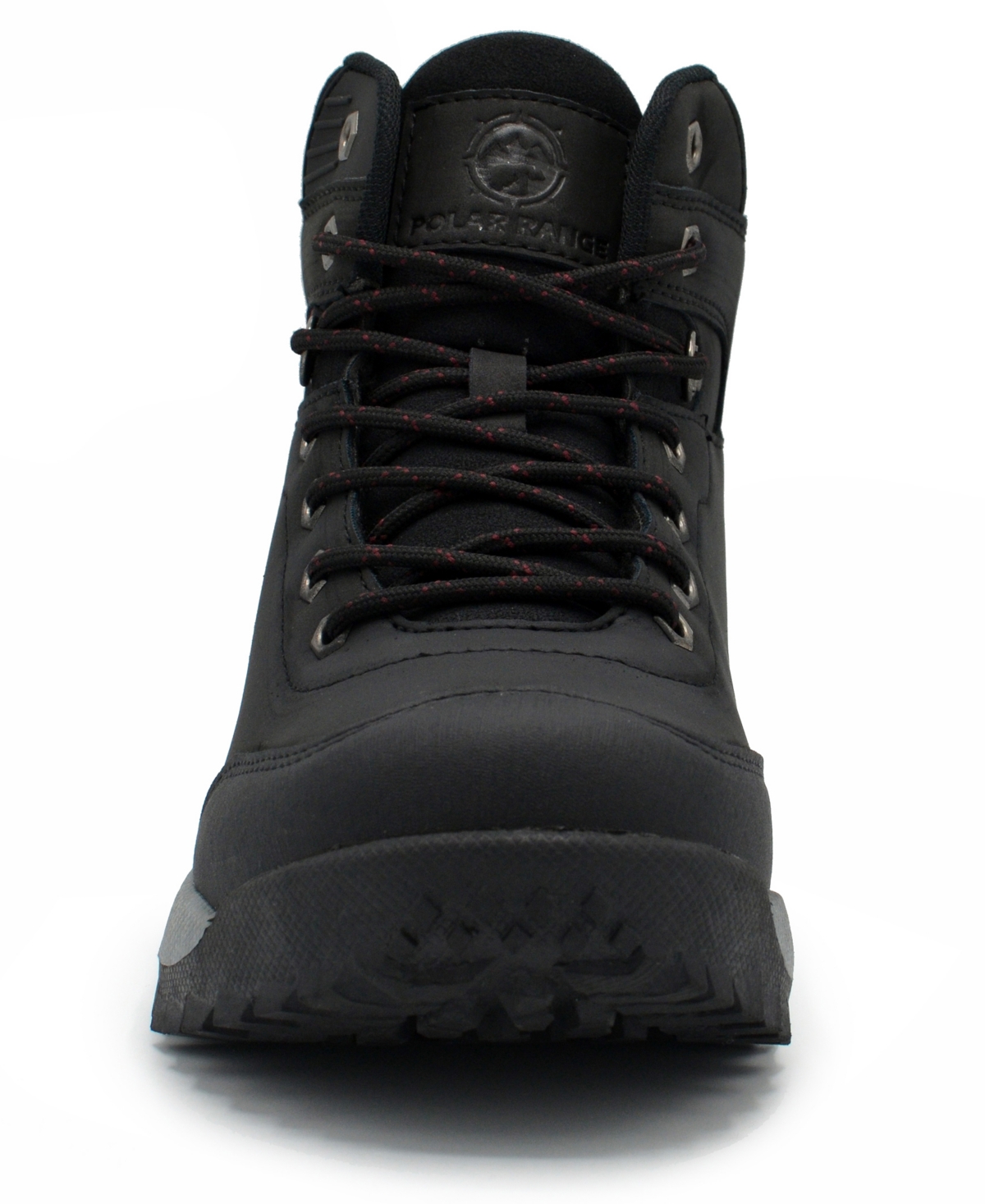 Polar Range Finlay Mens Lace-up Manmade Hiking Boots In Black