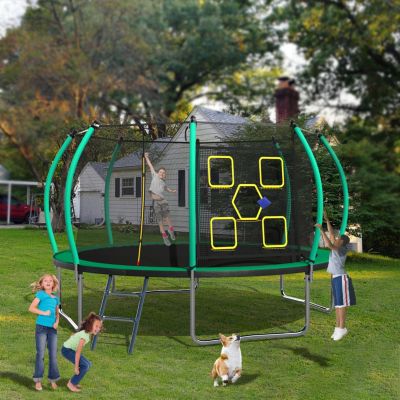 14ft Trampoline with Enclosure, ASTM Approved