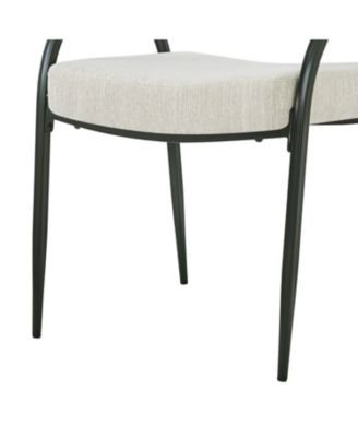 Upholstered Dining Chairs With Metal Legs (Set of 2),Beige