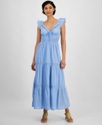 chinese dress ladies Boden Women's Scoop Cotton Tiered Dress main image 1