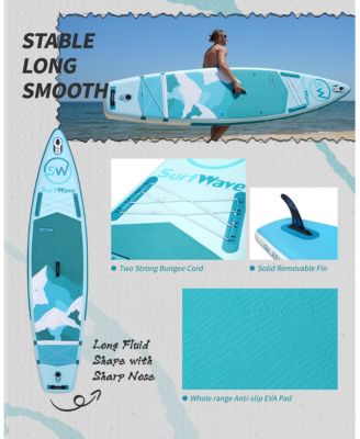 Inflatable Stand Up Paddle Board 11'x34" x6" With Accessories