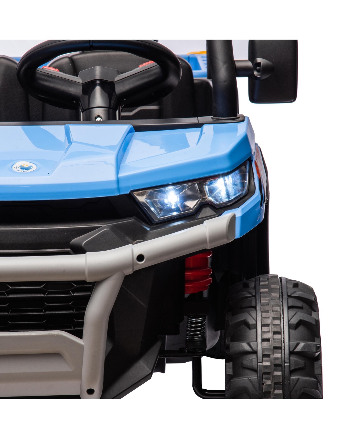 Streamdale Furniture 24V Ride On Truck 2 Seater Ride On Utv with 2x200W Motor Ride On Dump Truck with Dump Bed/Shovel Ride On Car with Remote Control