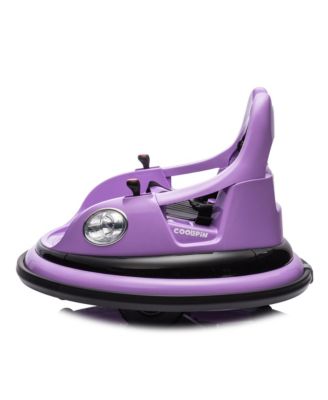 Streamdale Electric Ride-On Bumper Car with Remote, LED Lights, & Spin