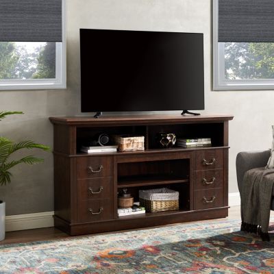 Streamdale Farmhouse TV Stand - 60" Espresso Media Console with Storage