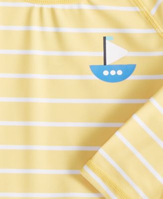 Baby Boys Boat Ride Top, Hat & Swim Shorts, 3 Piece Set, Exclusively at Macy's 