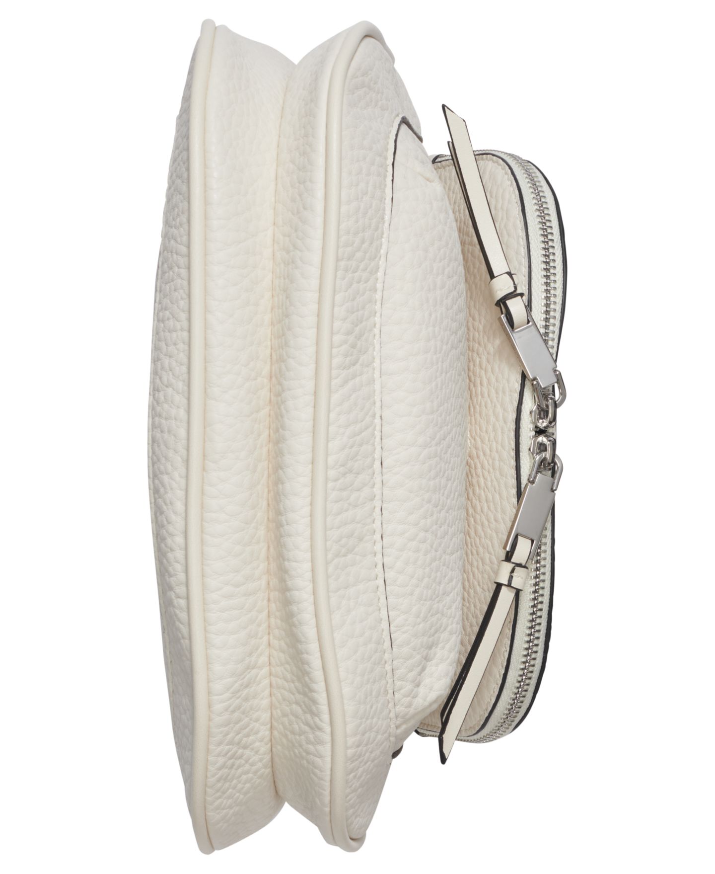 Женская сумка Calvin Klein Zulle Zip-Around Crossbody with Signature Hang Off, цвет: Белый — фото 5
