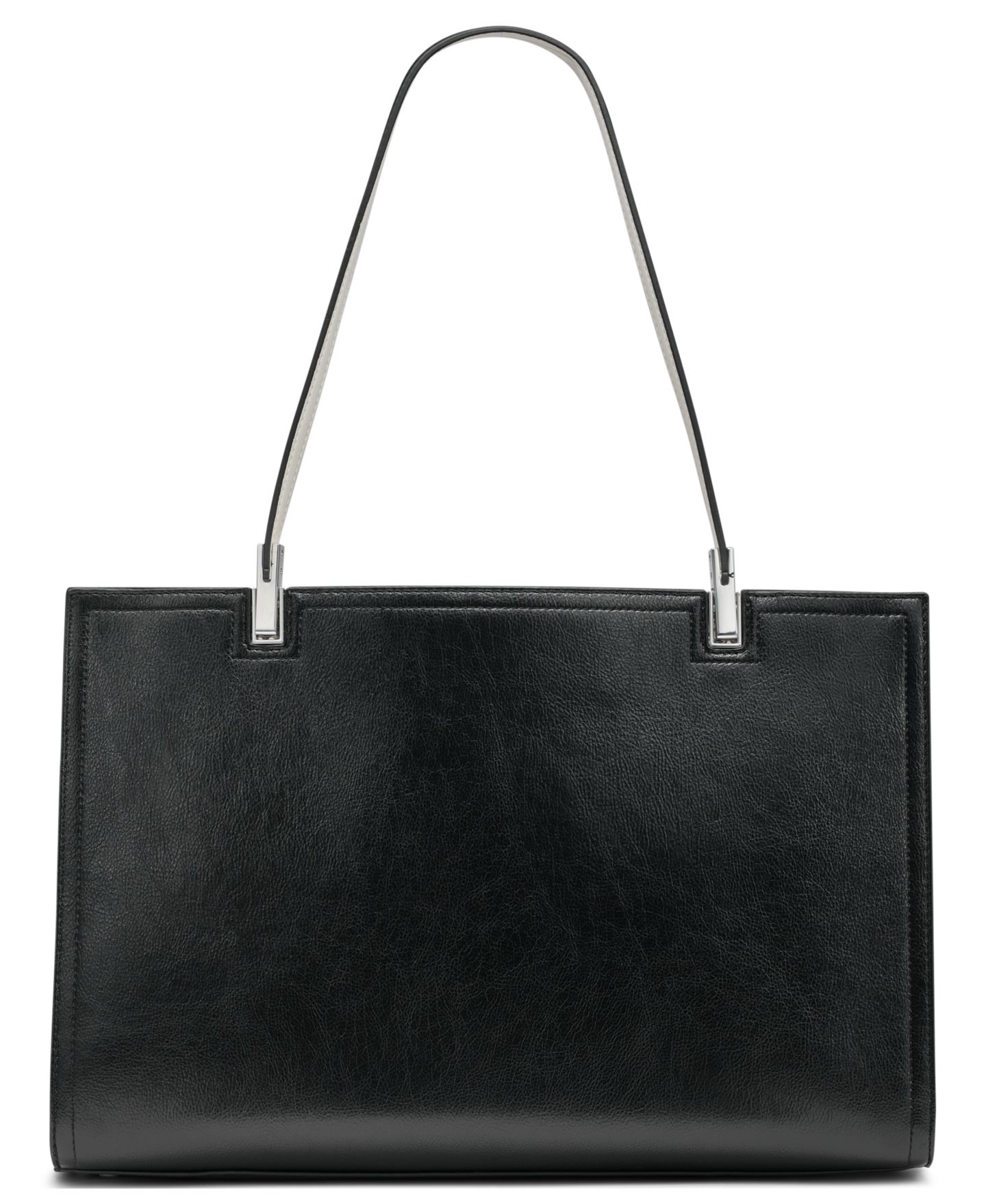 Женская сумка Calvin Klein Verne Mixed Material Tote, цвет: Чёрный / Белый — фото 2