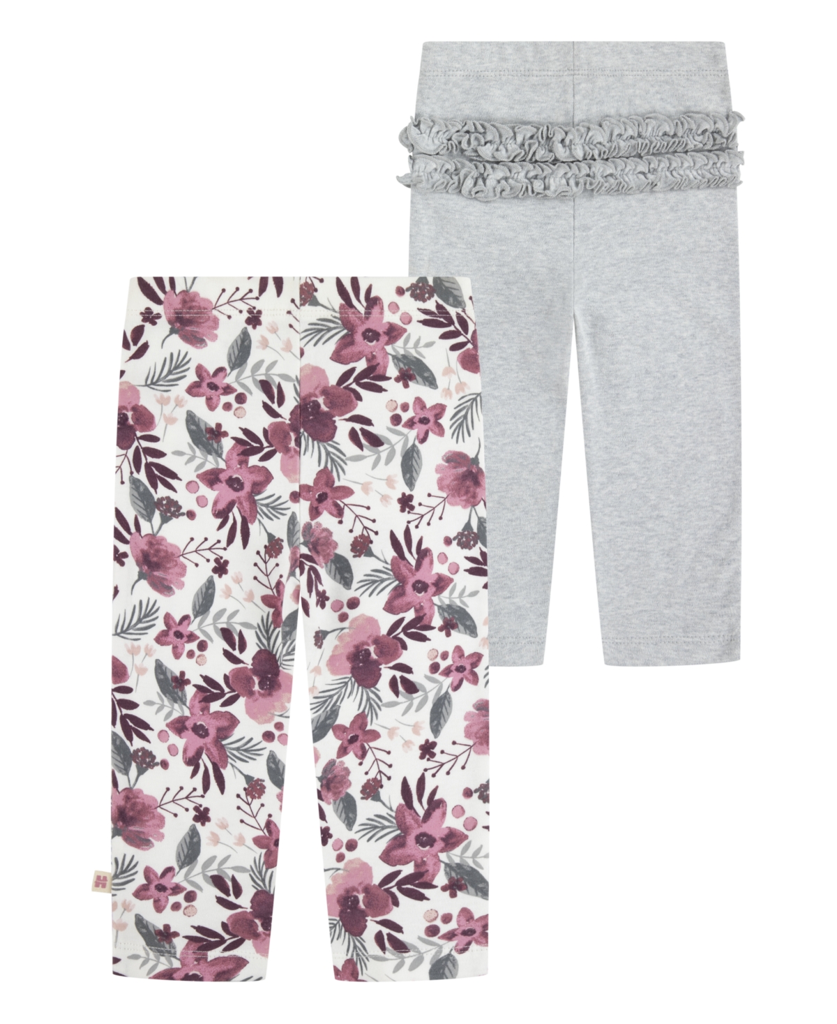 Huggies Baby Girls 2-Pack Elastic Waistband Pants -cashmere Rose