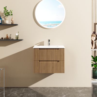 Streamdale Goodyo 24" Wall-Mount Bathroom Vanity Cabinet Floating (Cabinet Only)