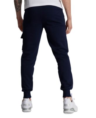 Puma Men's Ess Logo-Print Fleece Cargo Jogger Pants - Macy's
