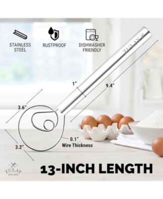 13-Inch Stainless Steel Danish Dough Whisk