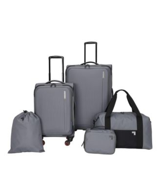 Travel Eva Molded 5 Piece Softside Luggage Set