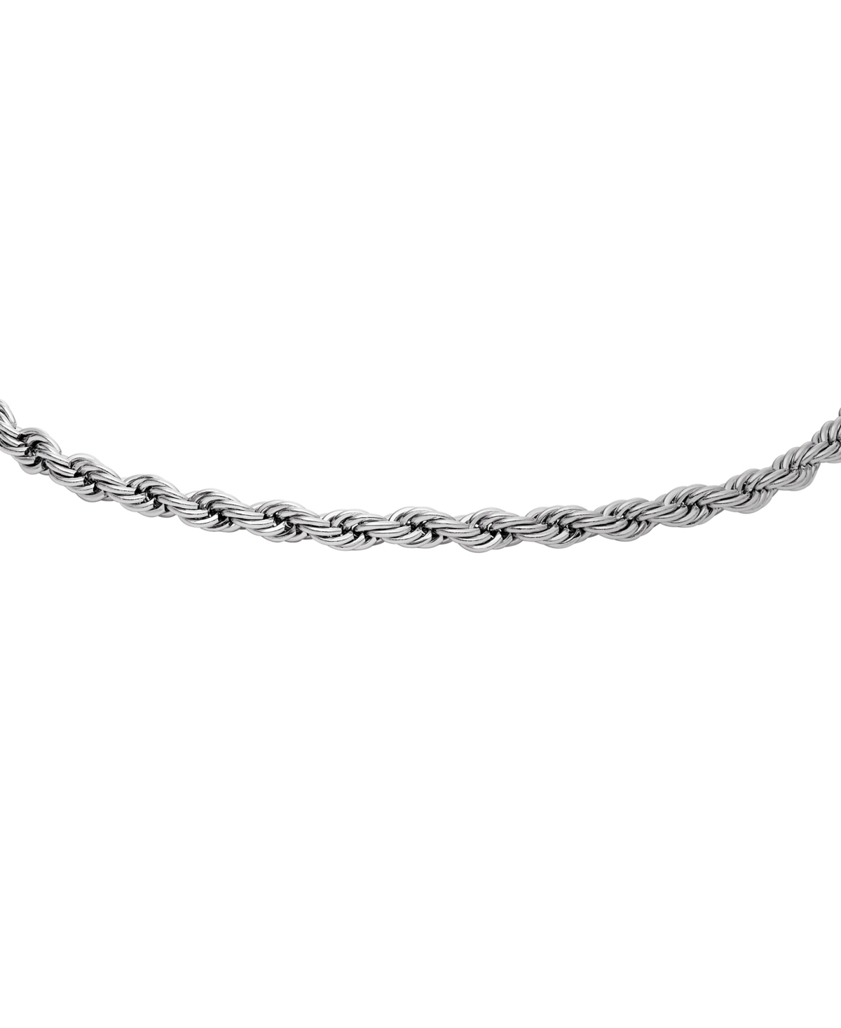 FossilPlated Stainless Steel Chain Bracelet - Silver