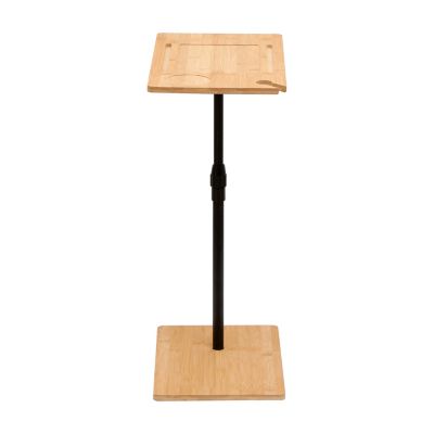  Adjustable Bamboo Couch Tray Table with Slots