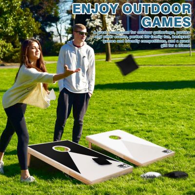 Streamdale Premium Cornhole Set 3'x2' Boards, 8 Toss Bags