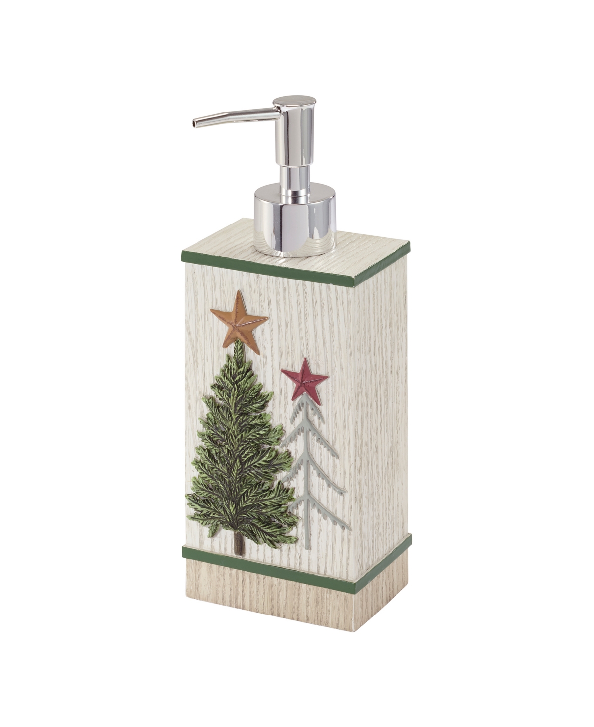 Avanti Pine Trees Resin Soap/lotion Dispenser In Multi Color