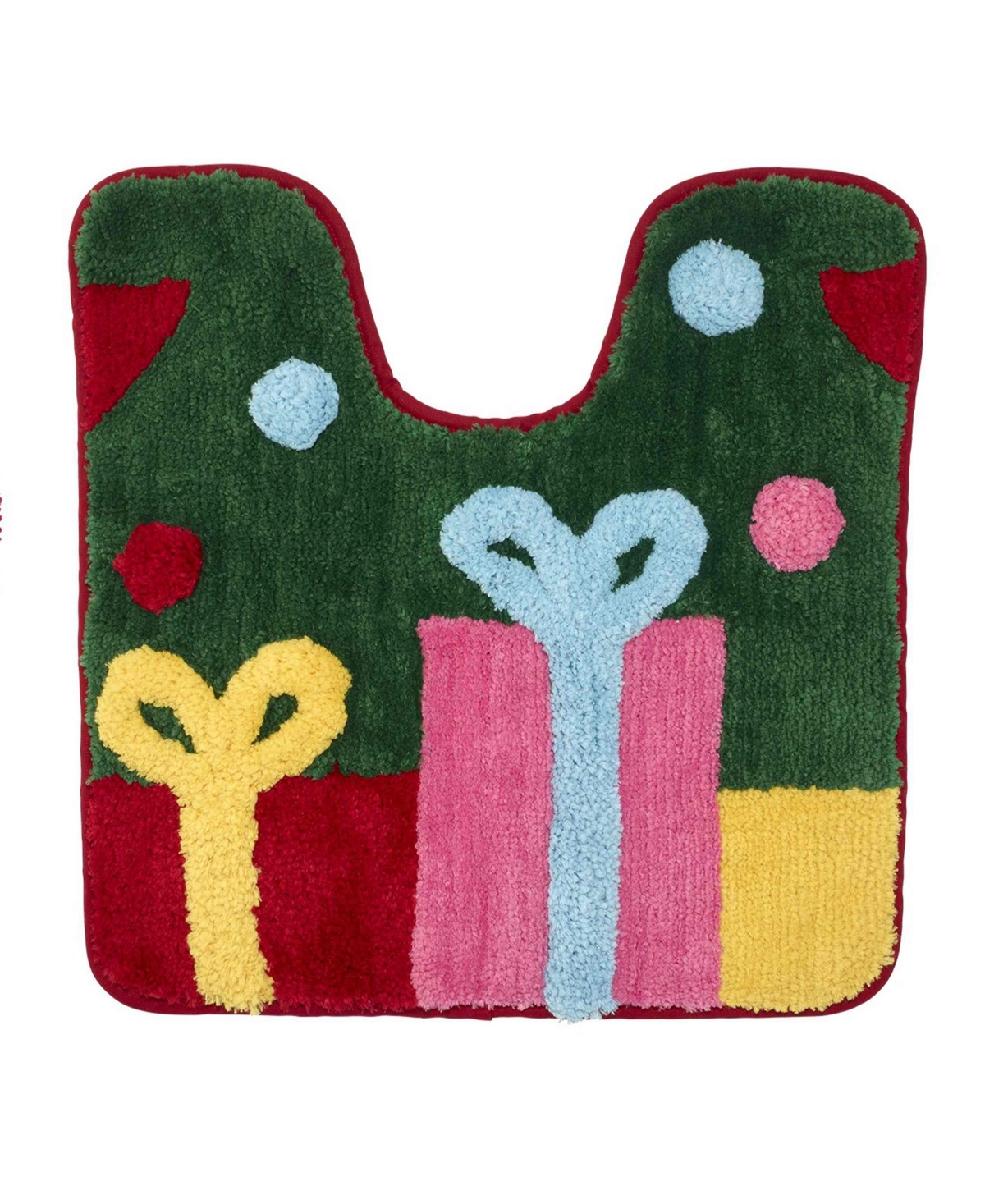 Avanti Christmas Tree Polyester Bath Rug Se In Multi Color