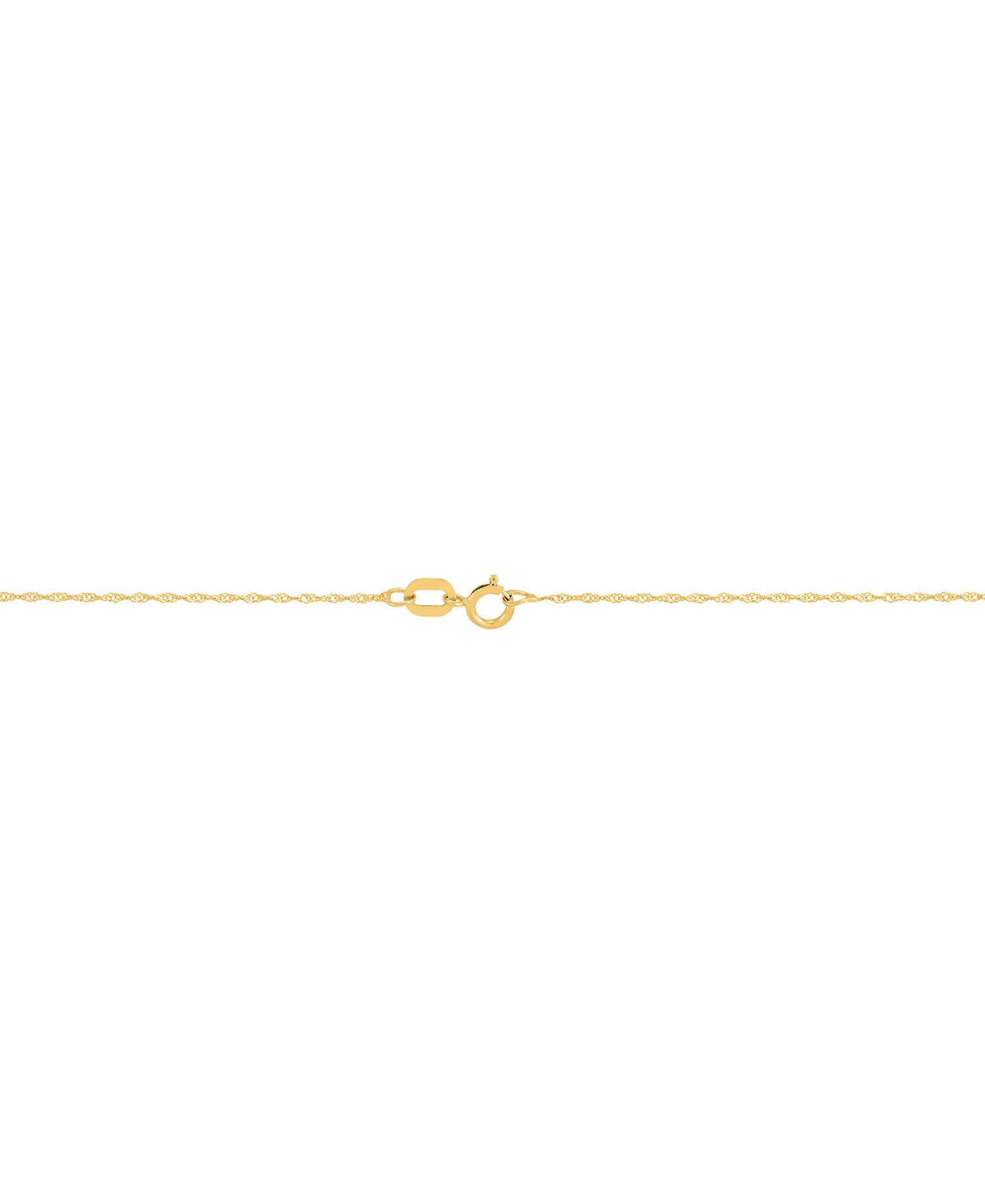Diamond Solitaire 18" Pendant Necklace (1/2 ct. t.w.) in 14k Gold