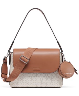 Millie Signature Flap Convertible Small Shoulder Bag