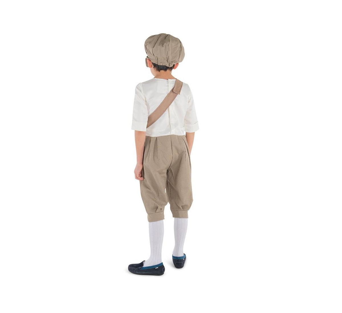Dress Up America Vintage News Boy Costume Set - Kids Boys -khaki