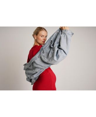 Maternity Liv Long Sleeve Sculpting Crew Neck Tee