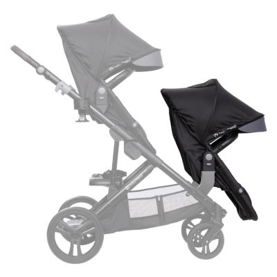 Baby Second Seat for Morph Single to Double Stroller - Dash Grey