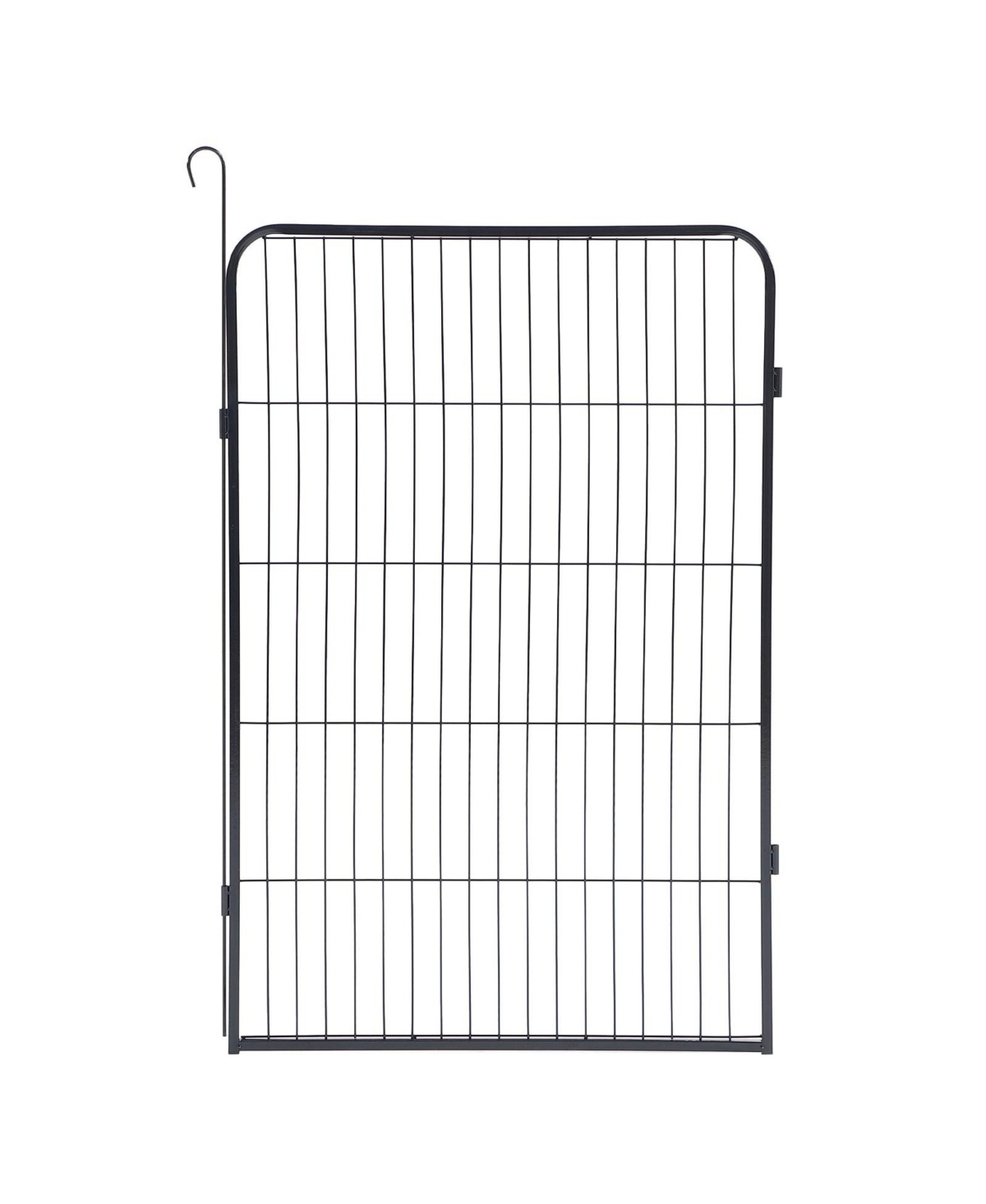 Flynama Metal Pet Playpen 39.13-in x 21.98-Metal Indoor/Outdoor Playpen - Black