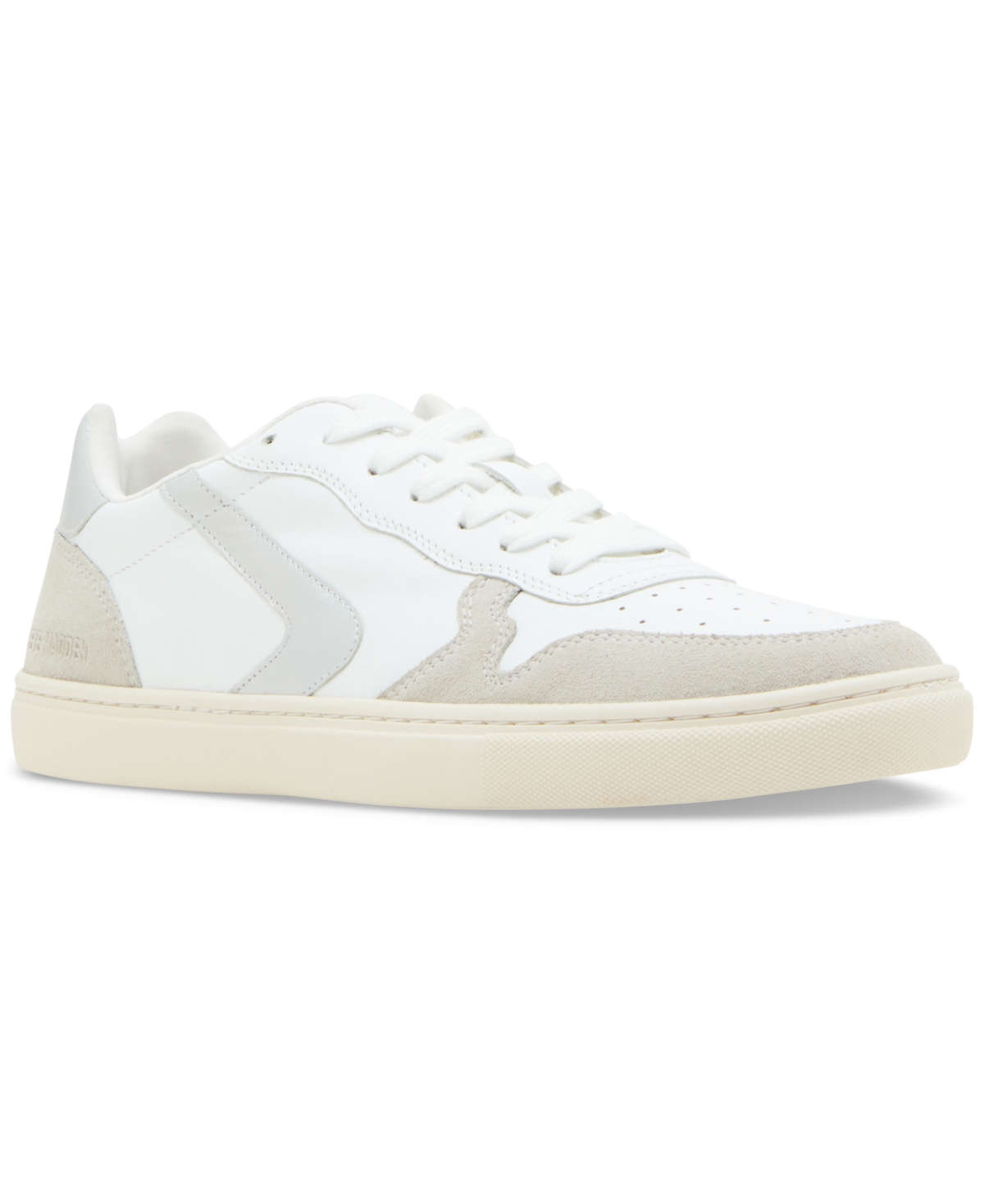 Steve Madden Men's Cardinal Sneakers In White,silver