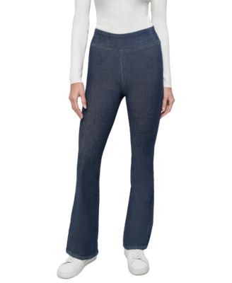 DKNY Jeans - Women's High-Rise Pull-On Flare Jeans