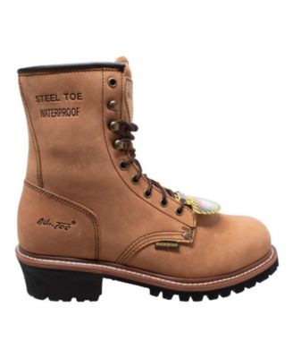 Men's 9" Waterproof Steel Toe Logger
