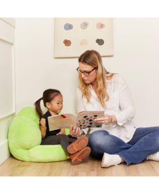 SoftZone Flower Cozy Cushion, Bright Green