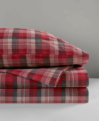 Printed Cotton Flannel 3-Pc. Sheet Set, Twin